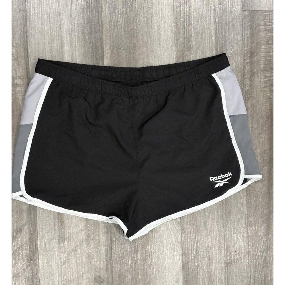 NWT Womens Reebok Athletic Racer Heritage Shorts XXL